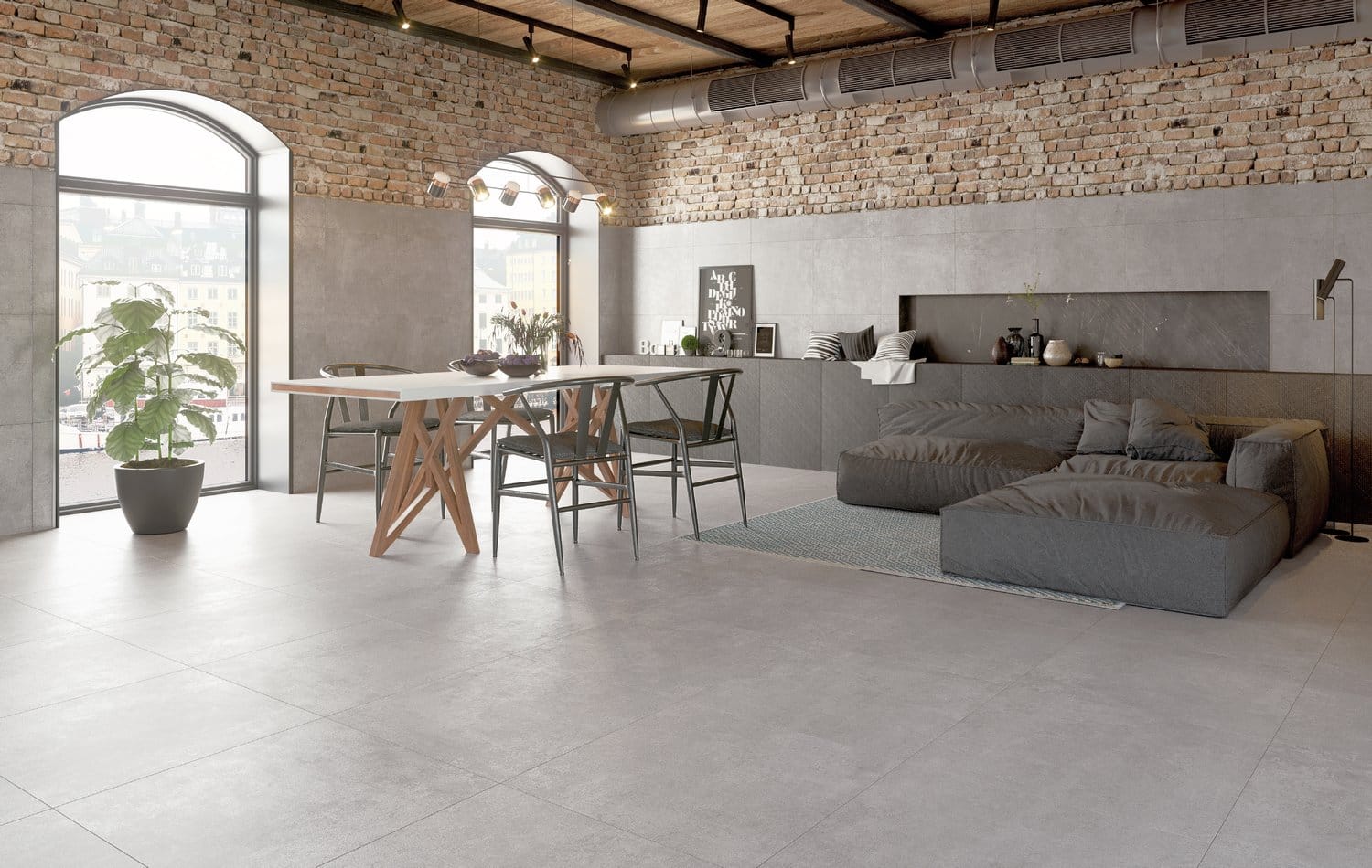 Concrete Dark Grey 60х60х8 Mat 1 Сорт - Зображення 2
