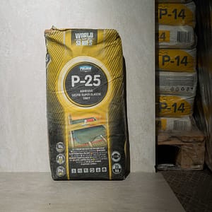 Високоеластична гелева сіра клейова суміш POLIMIN WS P-25 gelfix 25 kg